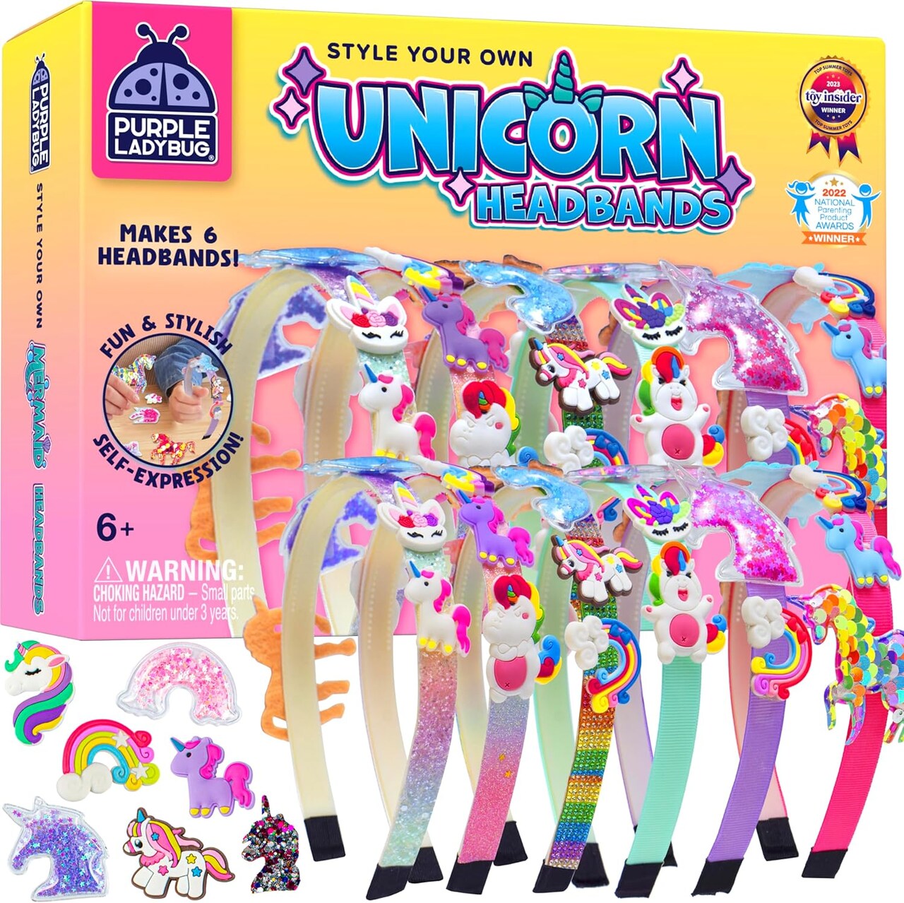 Unicorn Headband Making Kit (multicolor) 9.09 x 6.5 x 0.71 inches